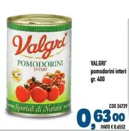 Del Prete Distribuzioni Valgri' pomodorini interi offerta