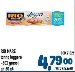 Del Prete Distribuzioni Rio mare tonno leggero offerta