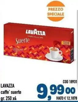 Del Prete Distribuzioni Lavazza caffe' suerte offerta