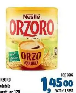 Del Prete Distribuzioni Orzoro orzo solubile offerta