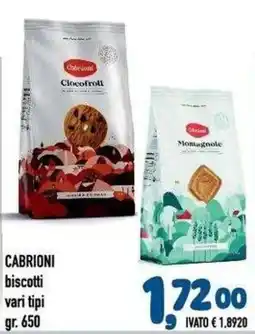 Del Prete Distribuzioni Cabrioni biscotti vari tipi offerta