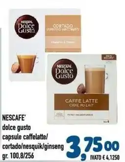 Del Prete Distribuzioni Nescafe dolce gusto capsule caffelatte offerta