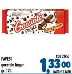 Del Prete Distribuzioni Pavesi gocciole finger offerta