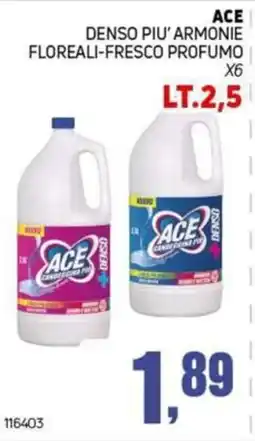 Migro Ace candeggina floreali-fresco profumo offerta