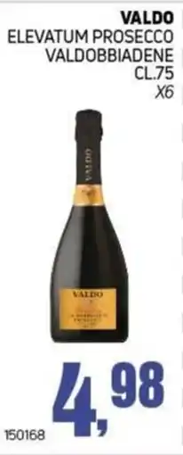 Migro Valdo Elevatum Prosecco Valdobbiadene offerta