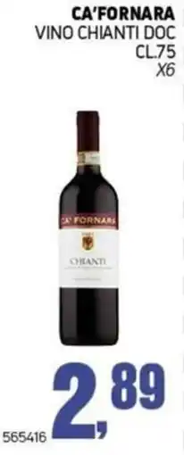 Migro Ca' Fornara Vino Chianti Doc offerta