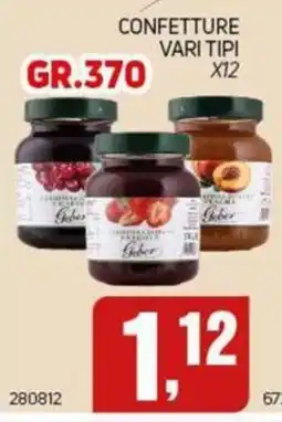 Migro Confetture vari tipi Géber offerta