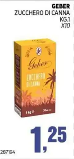Migro Geber zucchero di canna offerta
