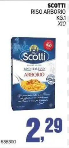 Migro Scotti Riso Arborio offerta