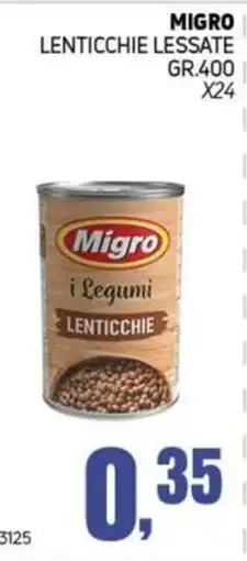 Migro Migro lenticchie offerta