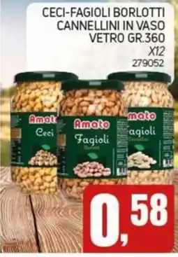 Migro Amato Ceci-Fagioli Borlotti offerta