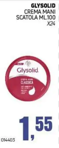 Migro Glysolid crema mani classica offerta