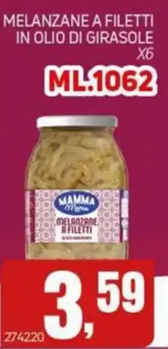 Migro Melanzane a filetti Mamma offerta