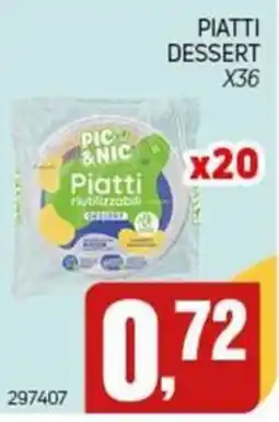 Migro Pic & Nic Piatti riutilizzabili offerta