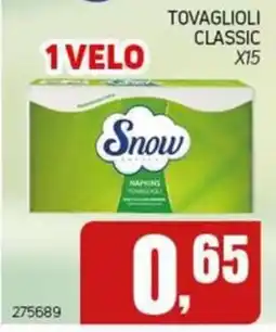 Migro Snow tovaglioli classic offerta
