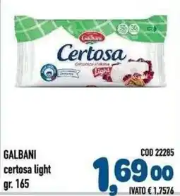 Del Prete Distribuzioni Galbani certosa light offerta