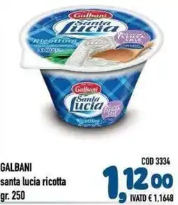 Del Prete Distribuzioni Galbani santa lucia ricotta offerta