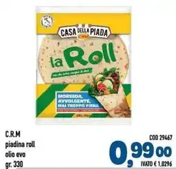 Del Prete Distribuzioni C.R.M piadina roll offerta