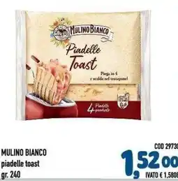Del Prete Distribuzioni Mulino Bianco piadelle toast offerta