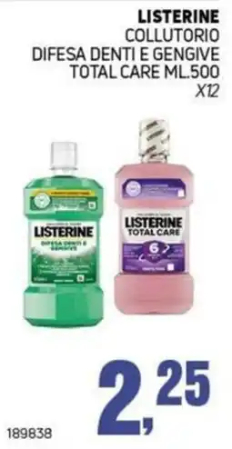 Migro Listerine collutorio difesa denti e gengive total care offerta