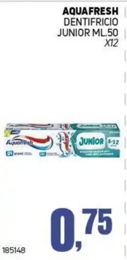 Migro Aquafresh dentifricio junior offerta