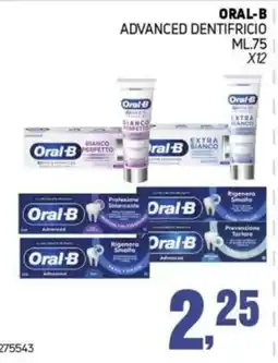 Migro Oral-B Advanced Dentifricio offerta