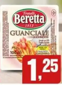 Migro Fratelli Beretta Guanciale a cubetti offerta