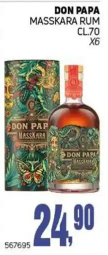 Migro Don Papa Masskara Rum offerta
