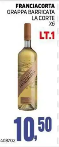 Migro Grappa Barricata La Corte Franciacorta offerta
