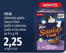 Famila Superstore Felix Sauce Time pollo e salmone, pollo e tacchino offerta