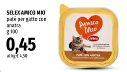 Famila Superstore Selex Amico Mio paté per gatto con anatra offerta