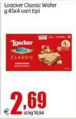 Elite Loacker Classic Wafer offerta