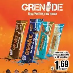 Elite Grenade protein barrette offerta