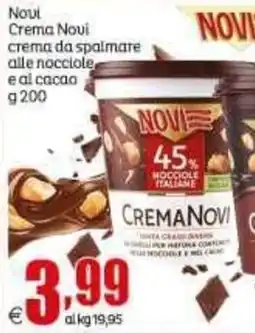 Elite Crema Novi Crema da spalmare alle nocciole e al cacao offerta