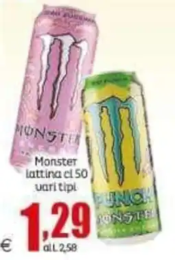 Elite Monster lattina offerta