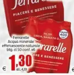 Elite Ferrarelle Acqua minerale effervescente naturale offerta