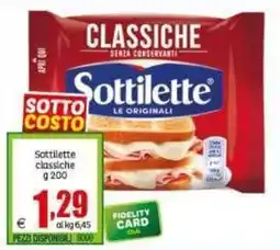 Elite Sottilette classiche offerta