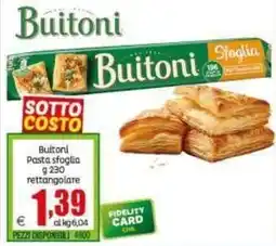 Elite Buitoni Pasta sfoglia rettangolare offerta