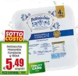 Elite Pettinicchio Mozzarella Fiordilatte offerta