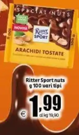 Elite Ritter Sport nuts offerta