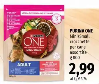 Purina One Mini/Small crocchette per cane assortite
