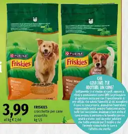 Famila Superstore Friskies crocchette per cane assortito offerta