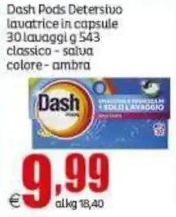 Elite Dash Pods Detersivo lavatrice in capsule offerta