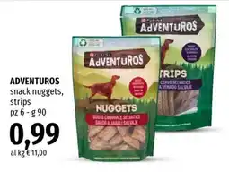 Famila Superstore Adventuros snack nuggets offerta