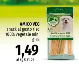 Famila Superstore Amico Veg snack al gusto riso offerta