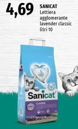 Famila Superstore Sanicat Lettiera agglomerante lavender classic offerta