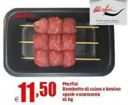 Elite Marfisi Bombette di suino e bovino speck e scamorza offerta