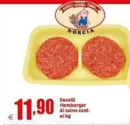 Elite Savelli Hamburger di suino conf. offerta
