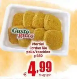 Elite Gusto Ricco Martini Cordon Blu pollo/tacchino offerta