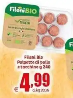Elite Fileni Bio Polpette di pollo e tacchino offerta